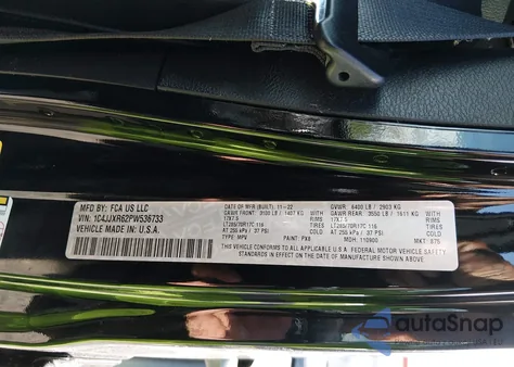 2023 Jeep Wrangler 4Xe Rubicon 4X4 из США, поврежденный, VIN 1C4JJXR62PW536733